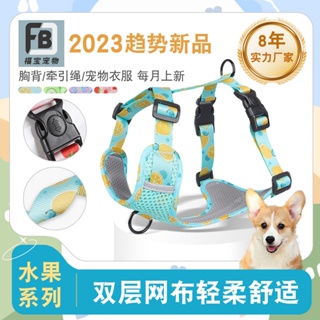 【寵貝】新款寵物牽引繩背心式 寵物用品 狗狗胸揹帶反光狗狗牽引繩寵物牽引繩
