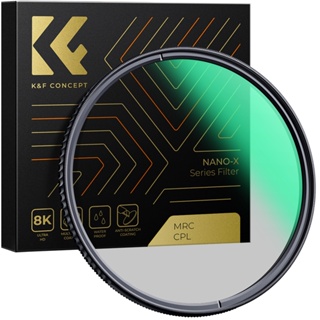 K&f NANO-X 圓形偏光鏡 HD CPL 鏡頭濾鏡防水防刮 37mm/40.5mm/43mm/46mm/49mm/