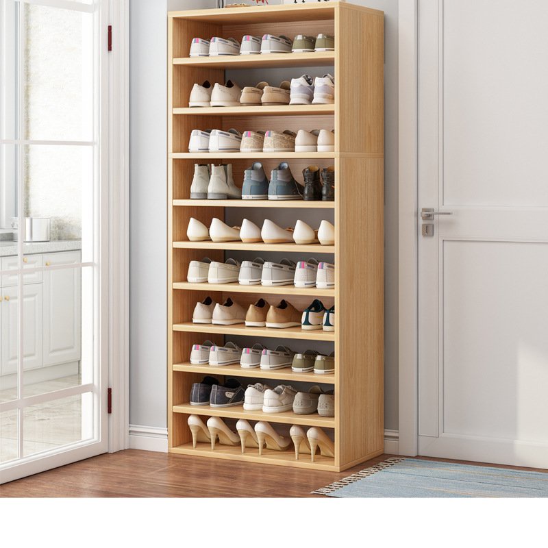 【貝奇家居】鞋架傢用門口大容量室內好看簡易多層窄高立式鞋櫃入戶收納儲物櫃