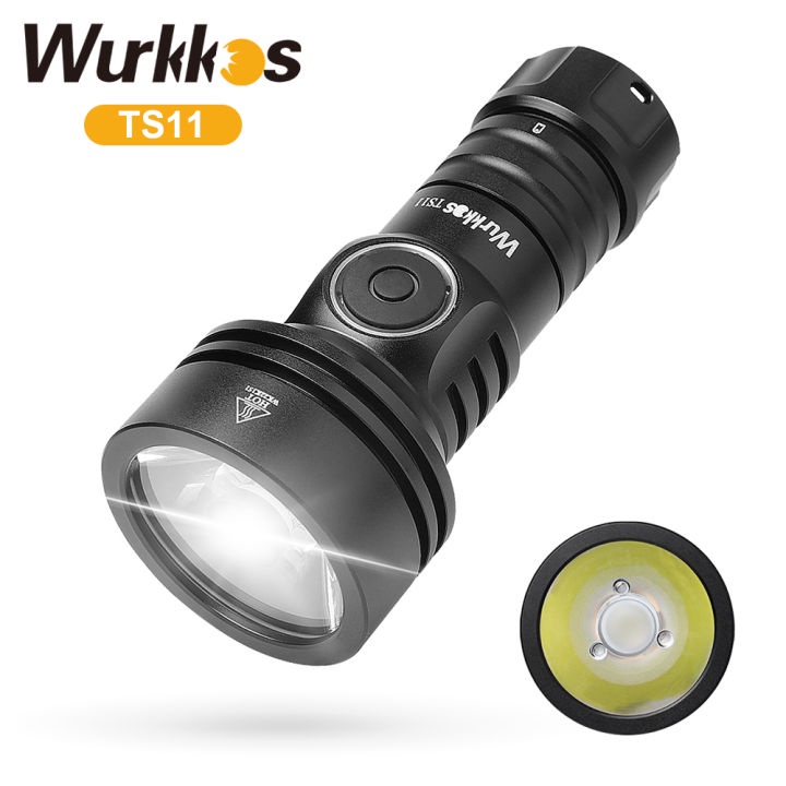 Wurkkos TS11 迷你 18350 手電筒 USB C 可充電 EDC SFT40 手電筒強大的 2000LM