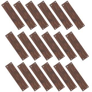 25 件裝木製印刷瓷磚積木 ABS 塑料玩具 2x2 1x1 1x4 Forests Collection MOC