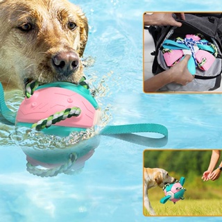 狗足球玩具寵物配件戶外互動可折疊飛盤球磨牙玩具狗小狗跑步訓練用品