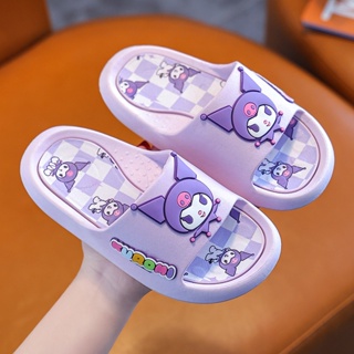 三麗鷗 Sanrio Kuromi Melody 可愛卡通軟拖鞋成人兒童室內防滑 Hello Kitty Cinnamo