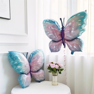 Large Butterfly Aluminum Foil Balloons Colorful Butterfly Ba