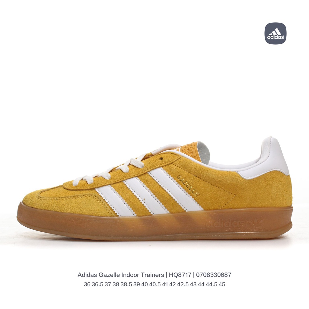 愛迪達 Adidas Gazelle Indoor Trainers 阿迪達斯男女鞋低幫小白鞋休閒運動鞋鞋子