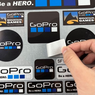 GoPro HERO極限運動相機反光防水貼紙機車汽車尾箱滑板頭盔拉花