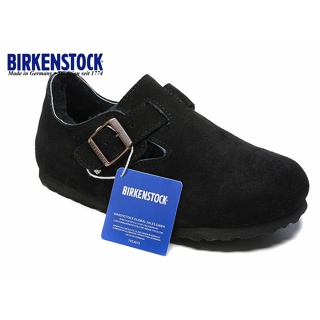 Birkenstock 全包刷毛毛毛鞋男女同款時尚休閒絨面革London系列