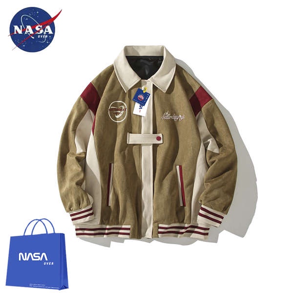 NASA聯名外套男士春秋款褂子高級感上衣潮牌痞帥日系cityboy夾克