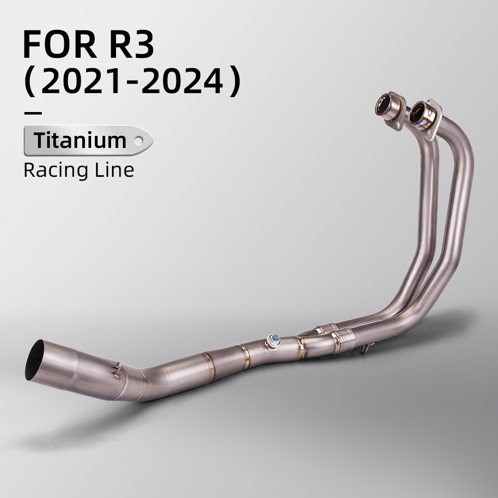 【排氣管】機車排氣管改裝 R3 鈦合金前段 改裝前段排氣管 2021-2024年款