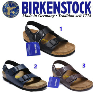 BIRKENSTOCK 勃肯男/女經典軟木涼鞋沙灘休閒鞋米蘭系列 34-46