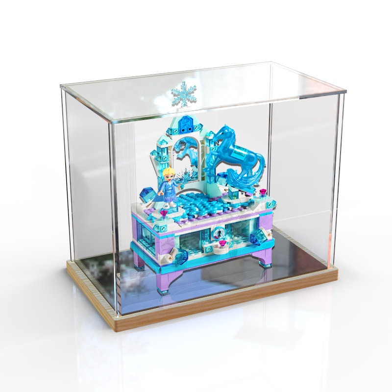 現貨 樂高 41168 艾莎珠寶盒冰雪奇緣亞克力展示盒冰雪奇緣積木防塵罩