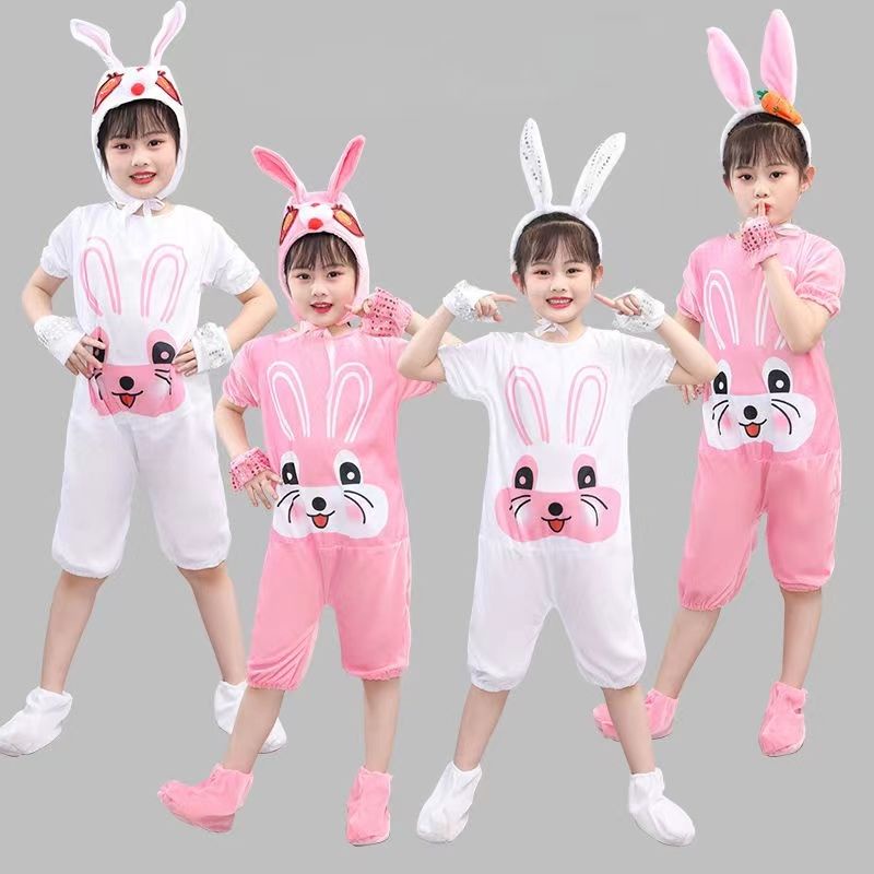 兒童動物服裝小兔子表演服幼兒小白兔舞蹈服裝兔子表演服小兔衣服兒童動物服裝小兔子表演服幼兒小白兔舞蹈服裝兔子表演服小兔衣服
