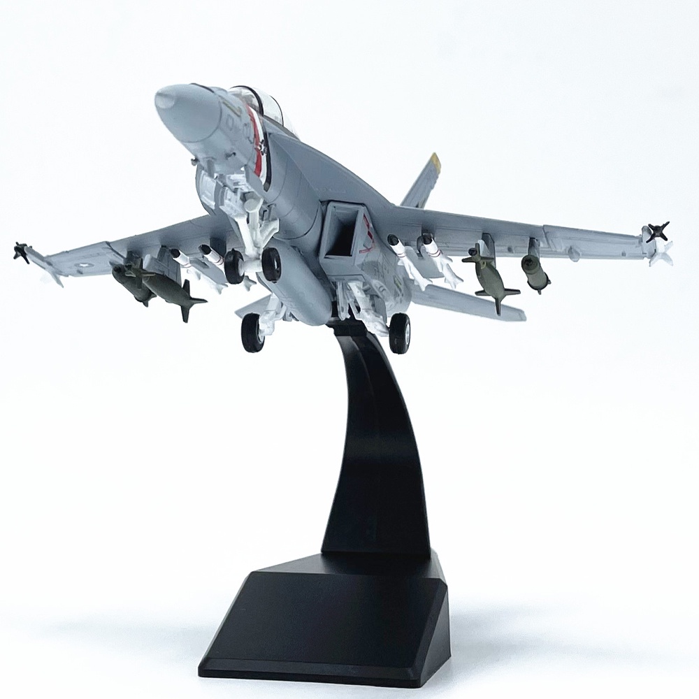 1:100美國F/A-18F戰鬥機F18飛機模型合金戰機成品免膠AMER