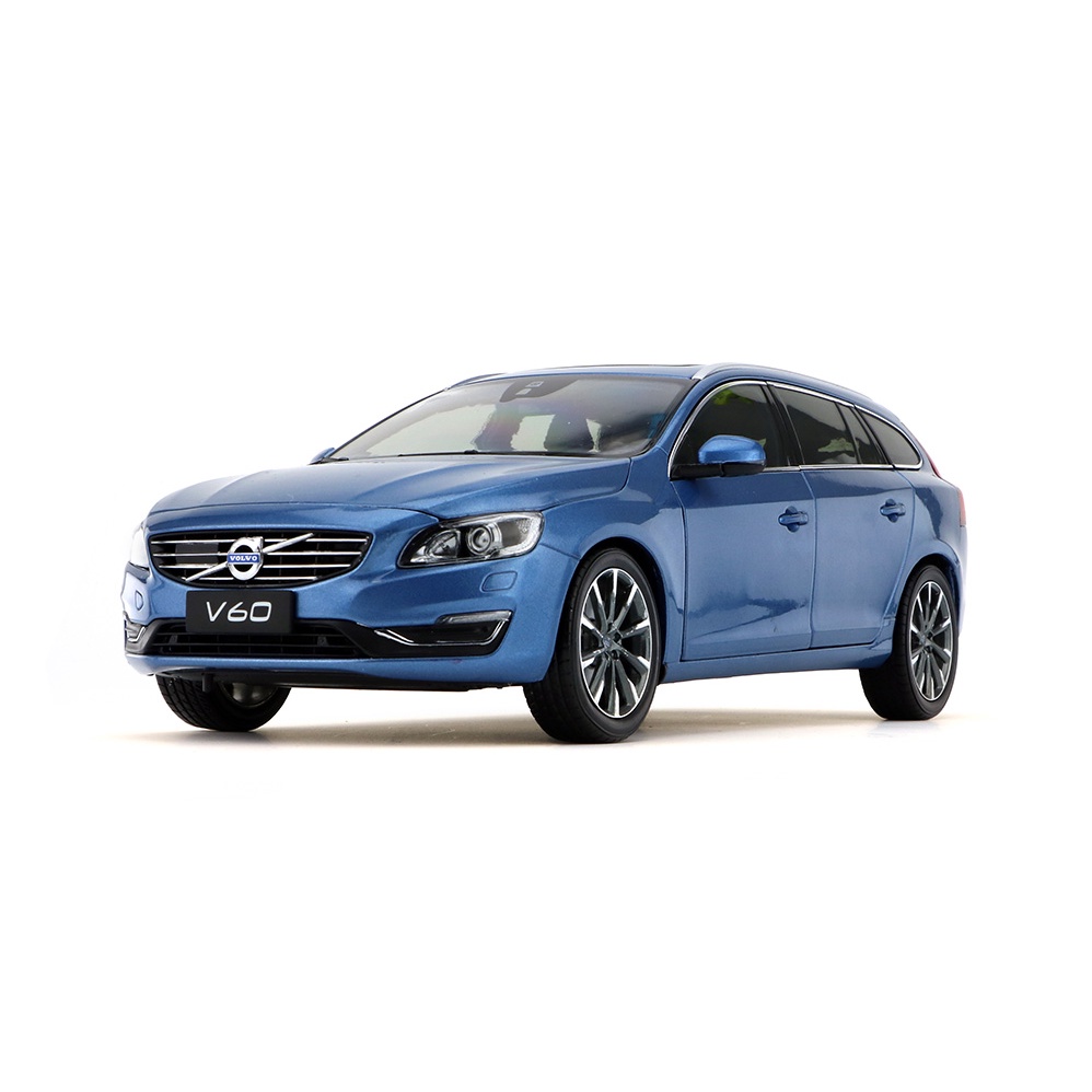 沃爾沃 V60 VOLVO V60 T5 旅行車 藍色1:18原廠汽車模型禮物