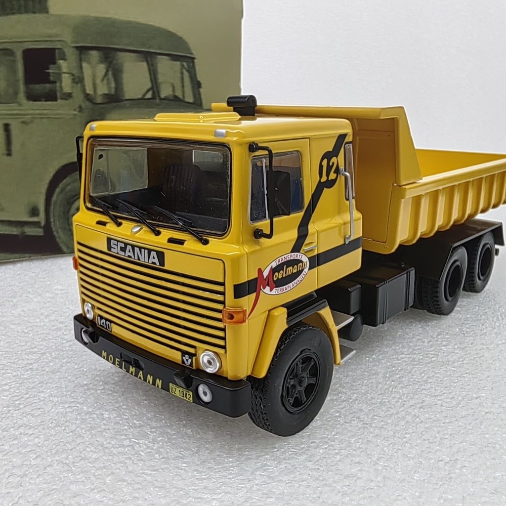IXO 1/43 SCANIA LKS 140 斯堪尼亞 自卸車模型 合金 卡車貨車