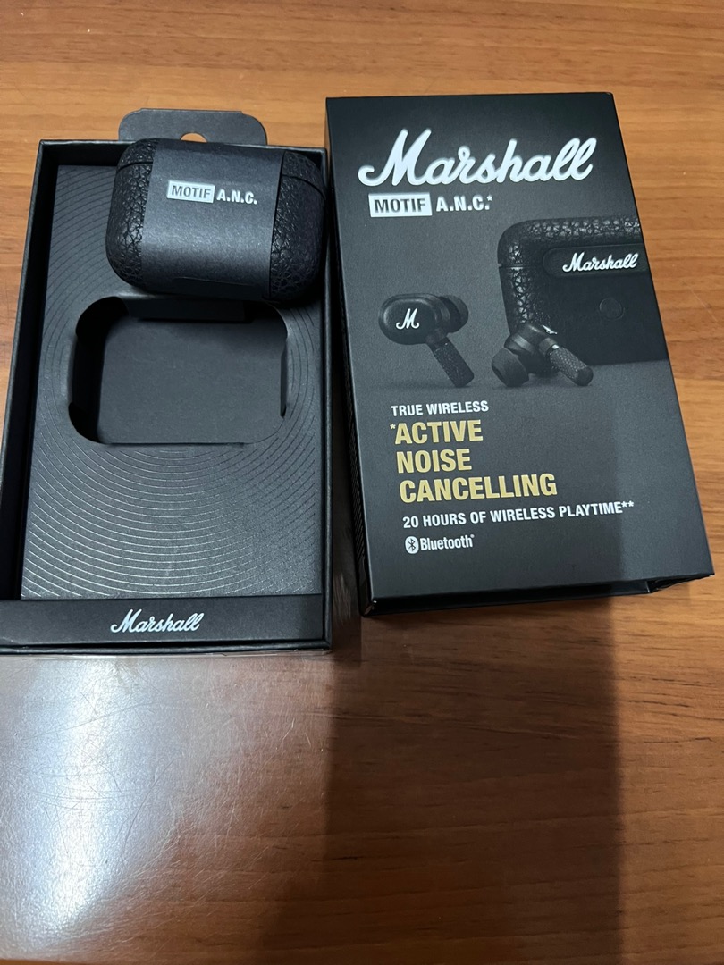 2022年春夏 kw 【新品未開封】Marshall Motif A.N.C. 黒 ブラック