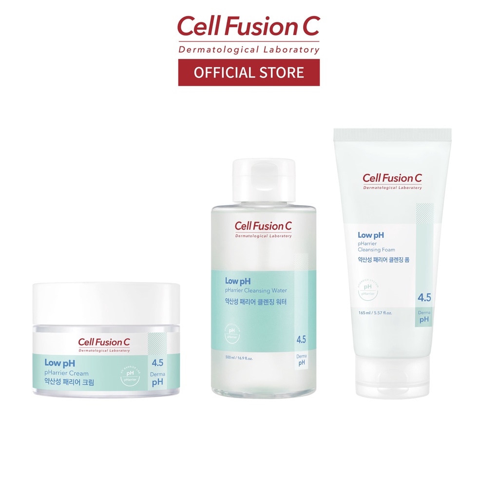秀膚生 Cell Fusion C 無刺激弱酸性護膚組 面霜 化妝水 洗面乳 l 韓國官方直送