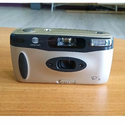Minolta P's 自動廣角底片口袋相機(金色版)/平民版XPan/=4.5/24mm