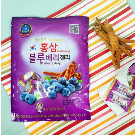 韓國 紅蔘藍莓軟糖300g700g