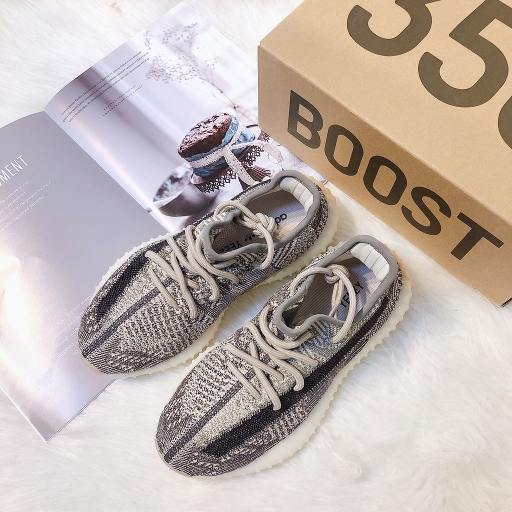 ADIDAS YEEZY BOOST 350 V2 ZYON 灰白黑 編織 反光 男女 FZ1267