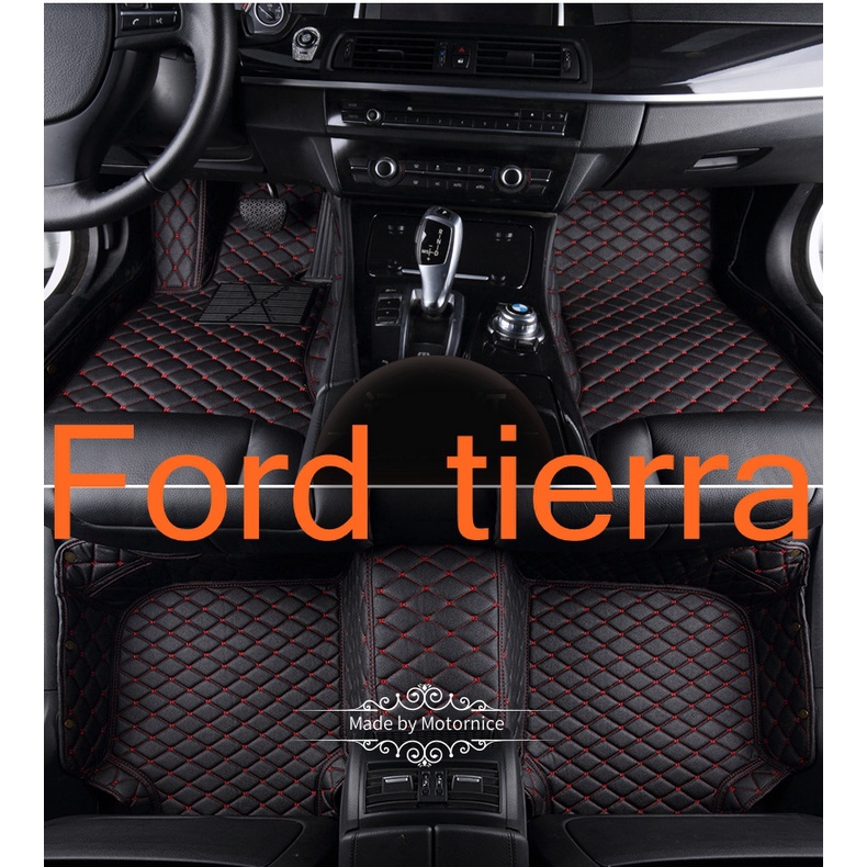 (現貨）工廠直銷適用福特 Ford Tierra 專用全包圍皮革腳墊 包覆式汽車腳踏墊 隔水墊  耐用