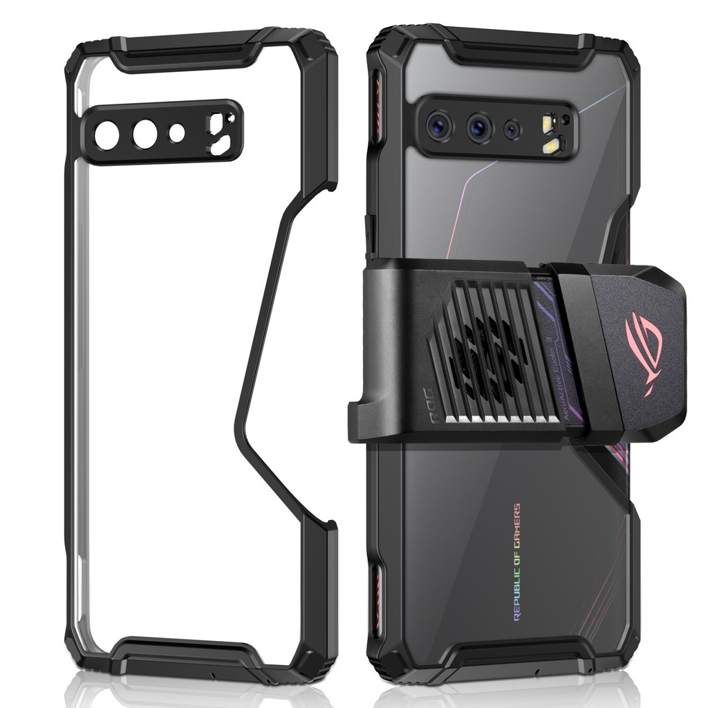 ☀適用於華碩 ROG Phone 3 美觀防震防摔完美兼容風扇手機殼