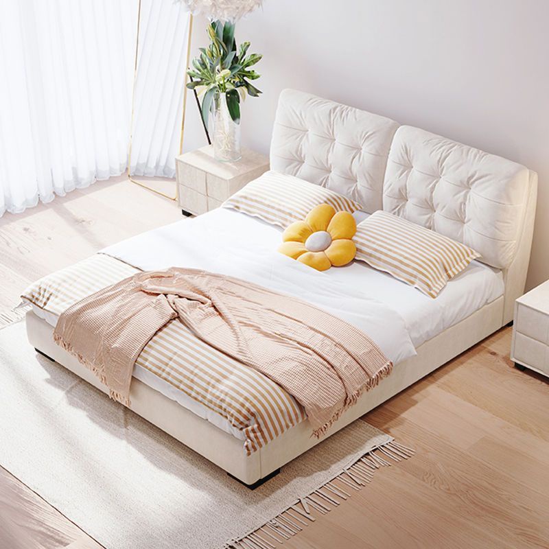 【韓尚】-現貨 熱銷 床 床架 雲朵床 佈藝床 設計師 意式 極簡 高端 主臥床 奶油風軟包床