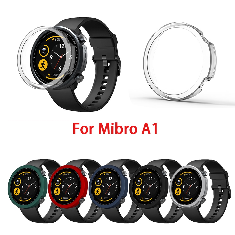 Mibro A1 智能手錶保護套更換外殼保險槓硬框配件