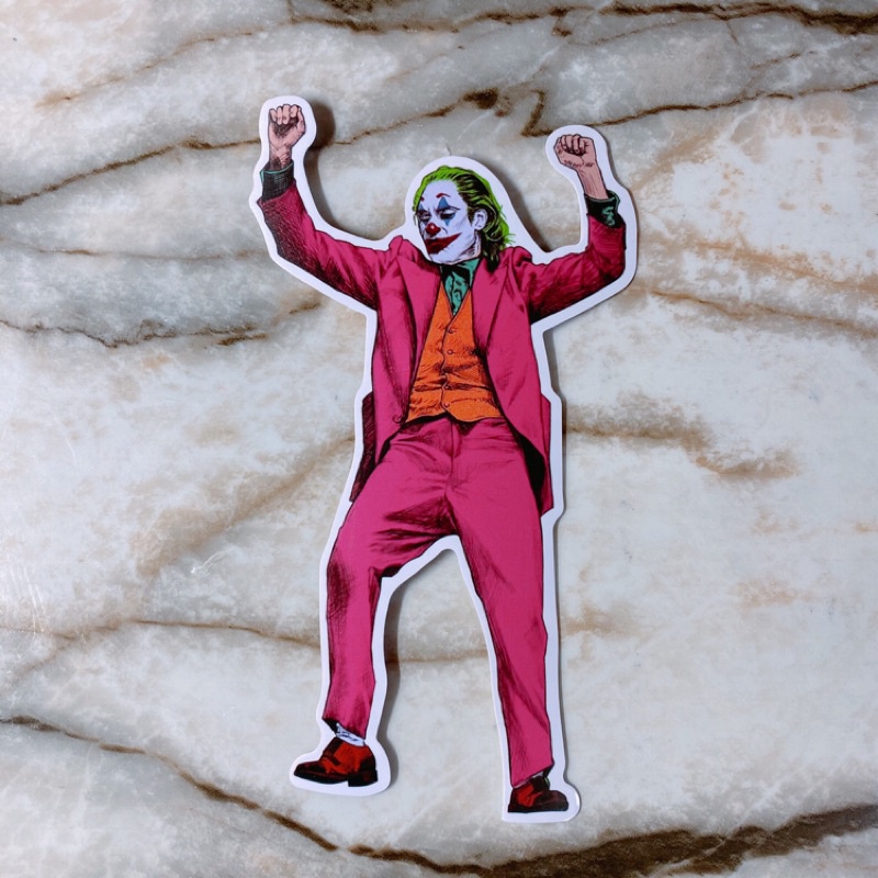 💜單張‼️小丑 瓦昆 菲尼克斯 DC💜防水貼紙 貼紙 joker 行李箱 安全帽 筆電 惡搞 潮流