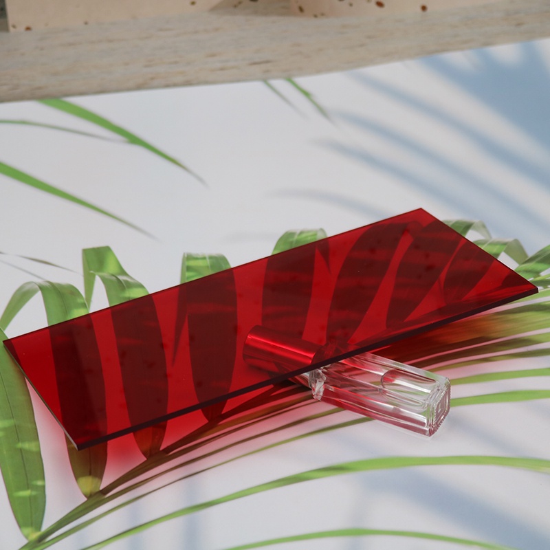 壓克力板 壓克力 各尺寸 客製化 彩色壓克力板 紅色透明亞克力板彩色塑料有機玻璃透光板壓克力235810mm訂做切割
