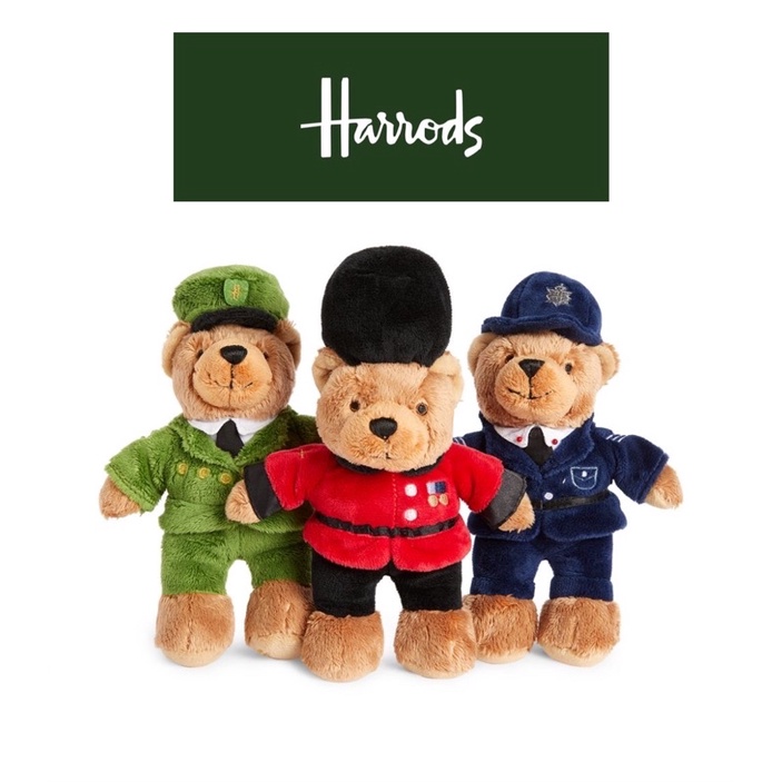 【Eloi代購✈️】英國Harrods 衛兵熊娃娃3件套 警察熊 倫敦熊 娃娃 玩偶 泰迪熊