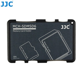 JJC 卡片式記憶卡收納夾 SD卡 MSD卡 Micro SD卡 TF卡 超薄便攜SD卡收納盒 信用卡大小可裝入錢包