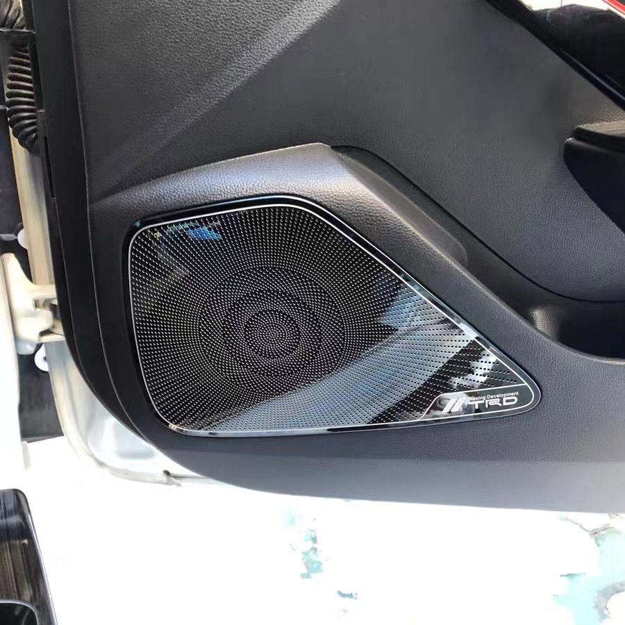 M 豐田 2019 2023 ALTIS 12代 GR 不鏽鋼黑鈦 門邊 音響 喇叭 裝飾框 防踢 改裝 車門喇叭罩