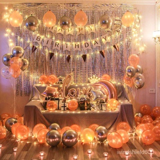 氣球派對 生日氣球 生日派對 氣球網紅生日佈置氣球裝飾求婚豪華氣球套餐KTV派對閨蜜成人聚會場景 21UE