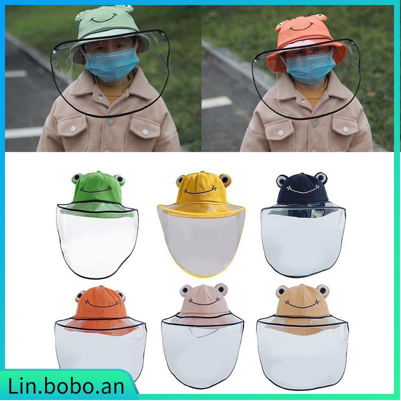 Kid Removable Protection Hat Clear Face Shield Dustproof Sun