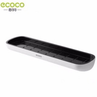 ecoco 廚房/浴室置物架/收納掛架免打孔壁掛式附背膠