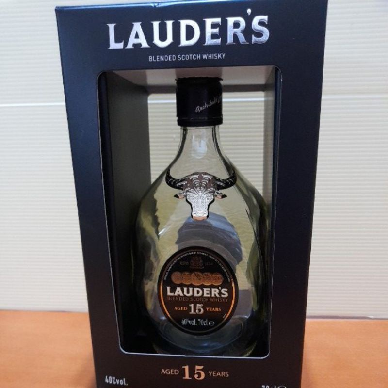 勞德15蘇格蘭威士忌700ml空酒瓶+包裝盒