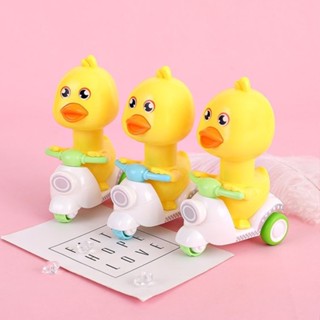 ✨門市熱銷✨網紅爆款小鴨 慣性車 按壓回力 摩托車 兒童玩具 滑行鴨A60101