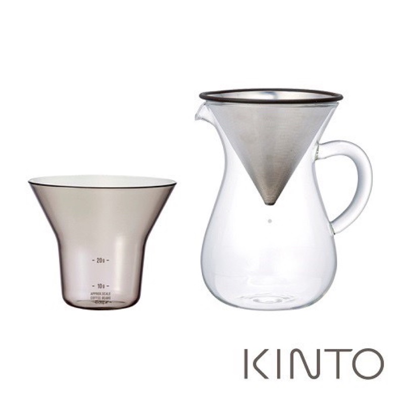 KINTO 免濾紙 手沖咖啡壺組 600ml SLOW COFFEE