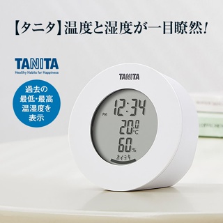 🔥現貨🔥 日本 TANITA TT-585 濕度計 溫度 濕度檢測器 電子溫度計 時間顯示