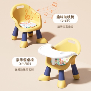 【Bebe】免運🌟熱賣🔥 寶寶吃飯桌餐椅多功能凳子嬰兒童椅子家用塑料靠背座椅叫叫小板凳