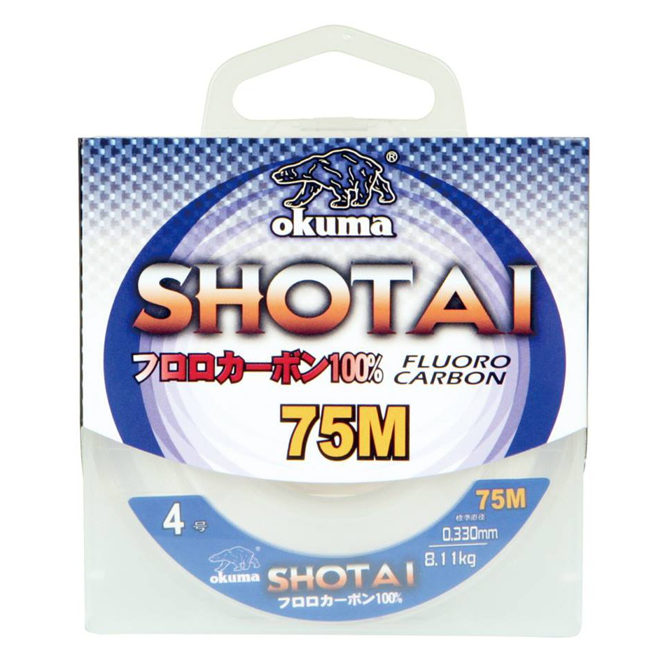 《廣成釣具》OKUMA寶熊【Shotai 水態 75M 碳纖子線