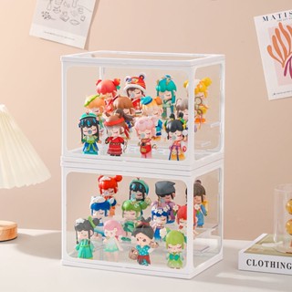 收納盒 收納架 展示盒 展示架 透明玻璃擺櫃泡泡瑪特盲盒收納展示架樂高玩偶收納置物公仔展示盒 UTUP