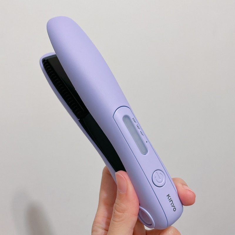【KINYO】USB無線離子夾-紫色二手