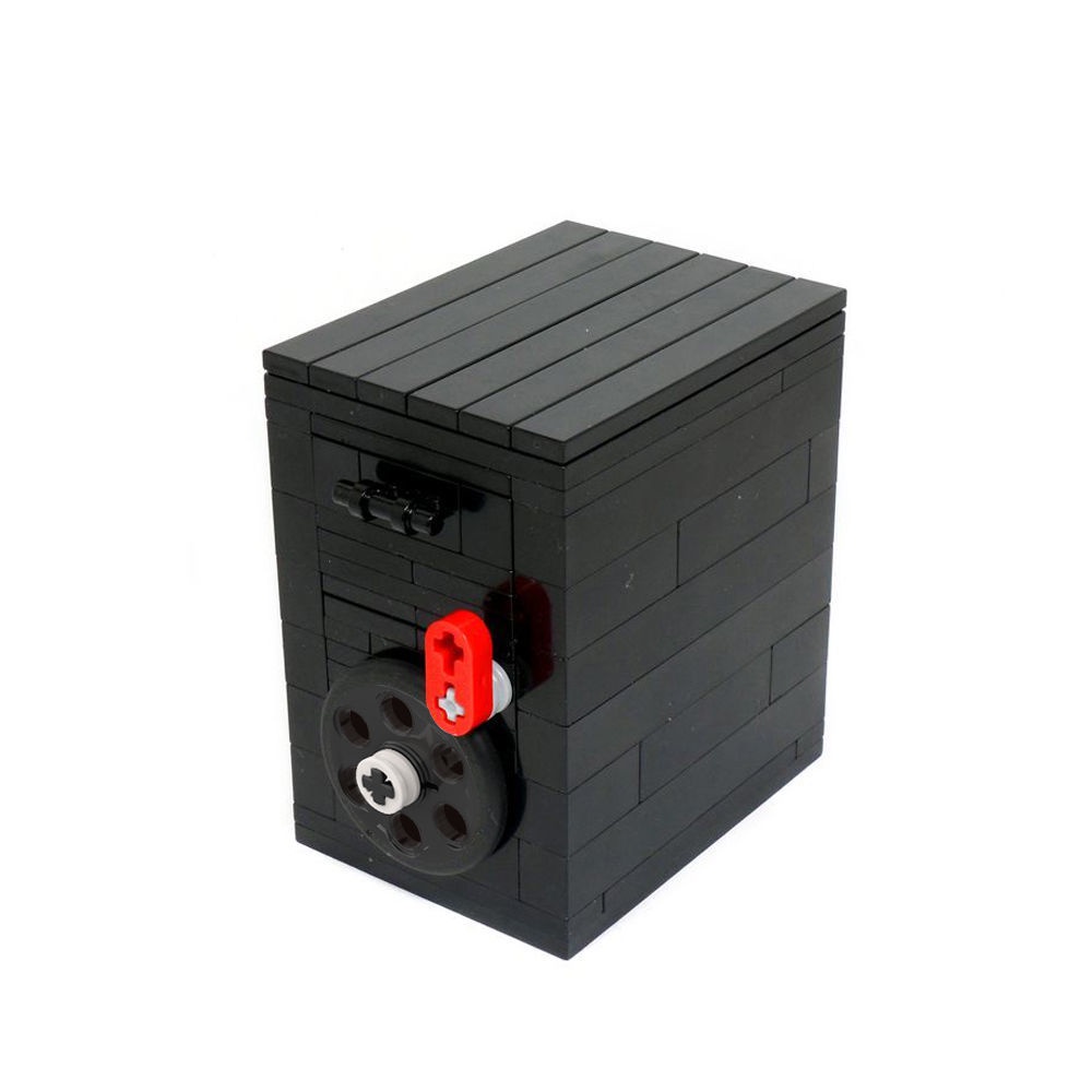 機關解密盒積木 男孩成人禮物玩具MOC6617保險箱解密盒 兼容樂高拼搭積木
