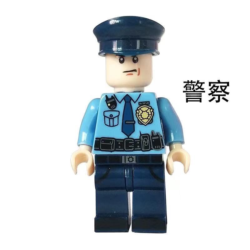 ✨門市現貨✨拼裝警察人偶 積木公仔 消防員 特種兵 積木玩具 小人仔 人偶配件 潮玩人偶 我的世界人偶 玩具車 警察巡邏