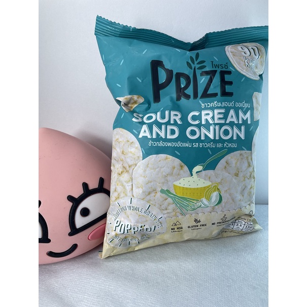 Prize派姿爆米片 無麩質糙米餅 20g-酸奶洋蔥有效日期3月30日