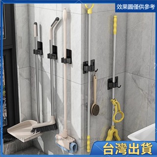 全臺免運🔥衛浴 拖把夾 304 不銹鋼免鑽拖把架浴室拖把收納架拖把鉤掃帚衣架壁掛式掃帚夾廁所收納神器8