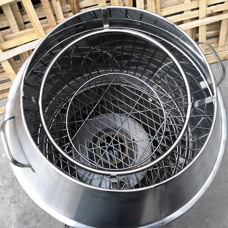 （台灣專供）加厚叫花雞烤爐商用煤氣木炭兩用童子雞烤桶窯雞專用烤箱烤地瓜爐