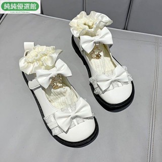 【臺灣 現貨】JK制服鞋 女童小皮鞋 公主鞋 洛麗塔鞋子 韓版百搭 黑色jk鞋 日系 軟妹ins 小皮鞋 lolita鞋